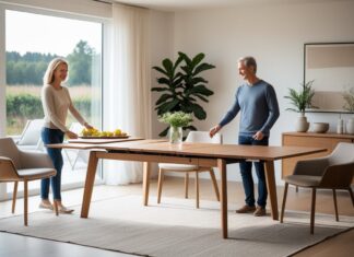 Sådan vælger du det perfekte spisebord med hollandsk udtræk til din feriebolig