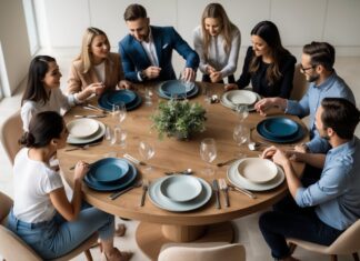 Sådan vælger du det perfekte spisesæt til runde borde