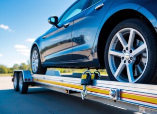 Sikker transport af din nymalede bil med trailer låse til sikker transport