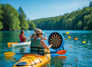 Sjov med dartskab til kajakpauser: En guide til underholdning på vandet
