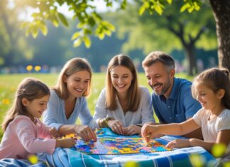 Sjove aktiviteter til udendørs hygge og puslespil