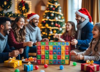 Sjove julelege og en julekalender med vingummi til årets fest