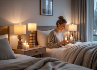 Skab hygge i soveværelset med adventsstager og sengebordslamper