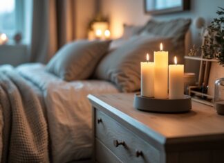 Skab hygge i soveværelset med en kalenderlysestage