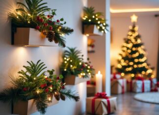 Skab julestemning med vægpotter til hjemmet