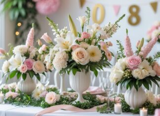 Blomsterarrangementer til 80-års fødselsdag ideer