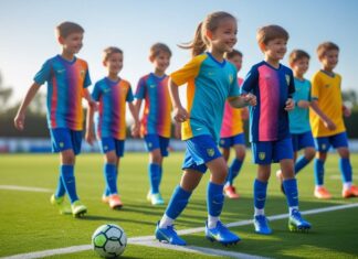 De bedste fodboldtrøjer til børn og hvordan de matcher med moderne fodboldstøvler med sok
