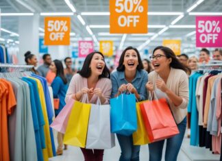 De sjoveste jokes om shopping og butiksiden tilbud og rabatter