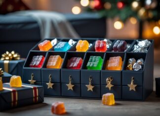 Den perfekte adventskalender til ham med vingummi og overraskelser