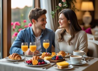 Den perfekte kombination af brunch og romantisk kæresteophold