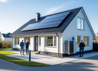 Energibesparelser med nyt tag og varmepumpe i Vojens