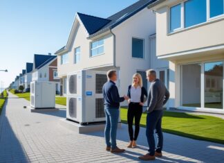 Energibesparelser ved facaderenovering og varmepumpe i Esbjerg