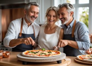 Fejr kobberbryllup med den perfekte bagesten til pizza bagning