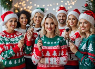 Festlig stil til jul: kombiner juleskjorter med makeup børster til enhver lejlighed