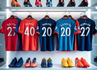 Find de bedste fodboldtrøjer med navn online og match dem med dine nye fodboldstøvler