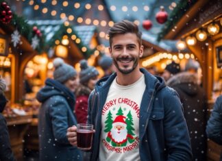 Find den perfekte julet-shirt til dit besøg på danske julemarkeder