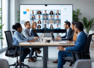 Online møder som en fast del af arbejdslivet