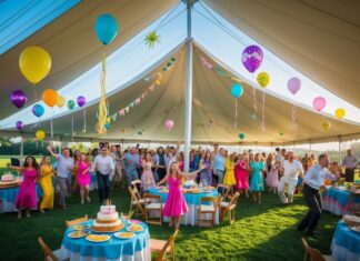 Gode grunde til at holde en stor fødselsdagsfest i et mastetelt