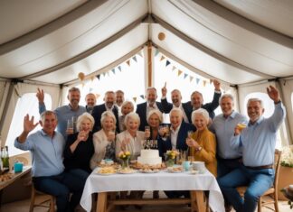 hold din 50 års fødselsdag i et mastetelt