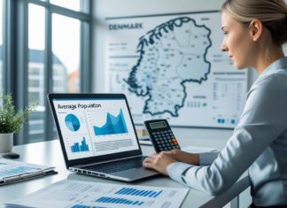 Hvordan regner man gennemsnit af befolkningstal i Danmark