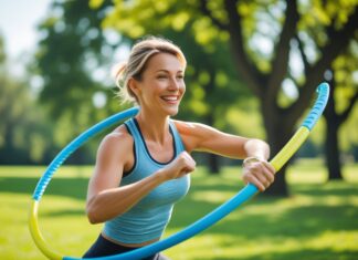 Kombiner din træning med en sjov hulahopring til leg