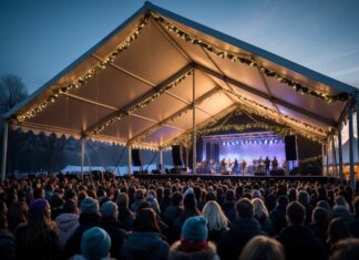 Mastetelte til koncerter – optimal overdækning af publikum