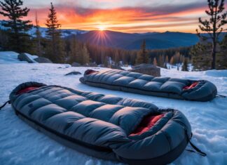 Oplev magiske solnedgange med de bedste vintersoveposer til kolde nætter