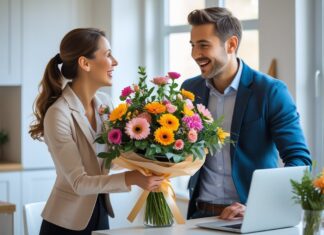 Overrask ham med en unik gaveidé: bestil blomster på nettet