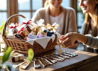 Personlige gaver: nøgleringe med navn og gavekurv ideer til enhver lejlighed