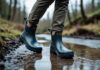 Praktisk fodtøj til udendørs eventyr med korte gummistøvler