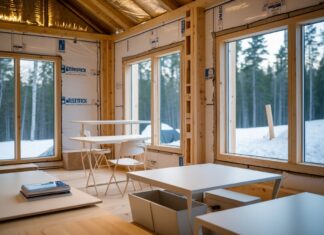 Praktiske løsninger til vinterbyggeri og pladsbesparende møbler