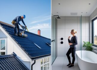 Sådan får du et nyt tag i Viborg og et moderne badeværelse i Svendborg