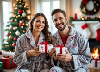 Sådan finder du den perfekte julepyjamas til kærester og badekåber til jul