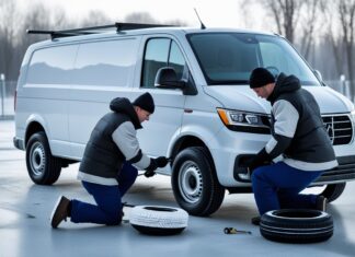 Sådan forbereder du din varevogn til vinterkørsel med de rette dæk og udlejning af varevogne