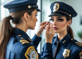 Sådan fuldender du dit politi-kostume med magnetiske falske vipper