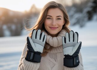 Sådan holder du varmen med strikkjoler og varme skihandsker til vinteren
