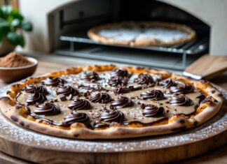 Sådan laver du den perfekte dessertpizza med chokolade og pizzasten til perfekt bagning