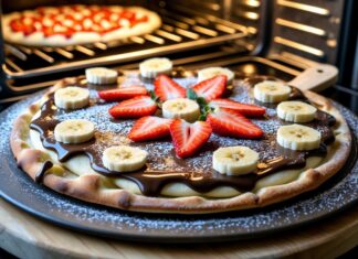 Sådan laver du den perfekte dessertpizza med pizzasten til perfekt bagning