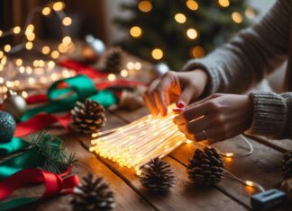 Sådan laver du julepynt med lys: køb stavlygter online