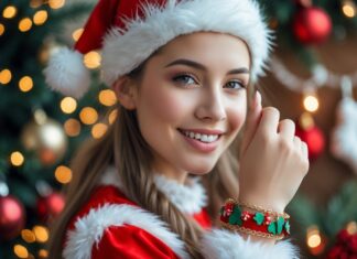 Sådan matcher du dit armbånd med et nissepige kostume til jul