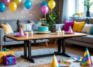 Sådan skaber du den perfekte fødselsdagsfest med et sofabord med udtræk