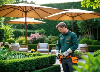 Sådan skaber du den perfekte haveoase med parasoller og kvalitets skærebukser til haven