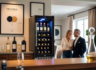 Sådan skaber du den perfekte hjemmebar med stilfulde plakater og vinkøleskab på tilbud