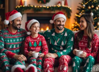 Sådan skaber du den perfekte julehygge med matchende natbukser og julet-shirts til hele familien