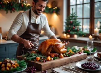 Sådan skaber du den perfekte julemiddag med et læderforklæde til madlavning