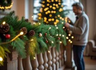 Sådan skaber du den perfekte julestemning med granguirlande med lys til jul