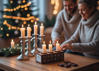 Sådan skaber du den perfekte julestemning med julelysestager og en julekalender fyldt med chokolade