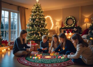 Sådan skaber du den perfekte julestemning med kreative lege og smukke juletræstæpper