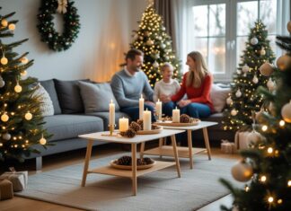 Sådan skaber du den perfekte julestemning med sofaborde og kunstige juletræer