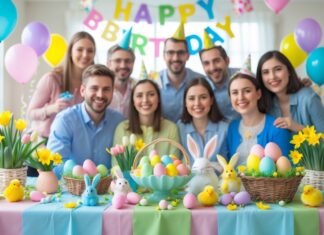 Sådan skaber du den perfekte påskefest med chokoladeæg og fødselsdagspynt til påskefesten